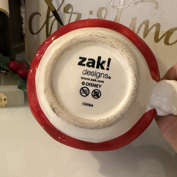 Disney Minnie Mouse Skirt  Coffee Tea Ceramic Mug Cup by Zak Designs Polka Dots - Picture 5 of 5